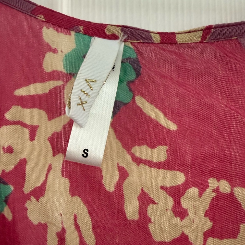 Floral Pink and Cream Vix Coverup